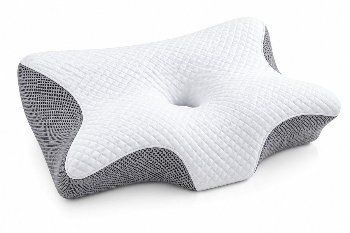ViscoNeck™ — Almohada Cervical Ergonómica 2 en 1